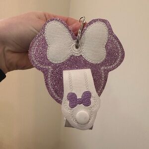 Purple Minnie Ears Holder